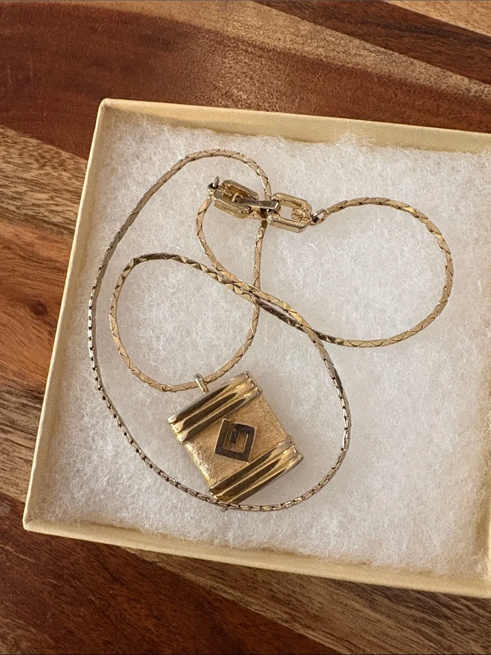 Givenchy Gold-Tone Geometric Pendant Necklace